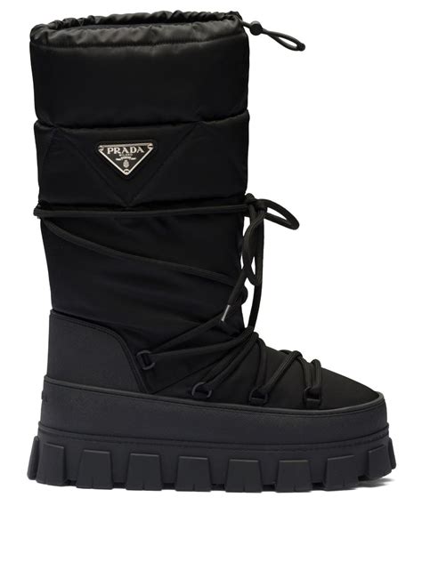 prada faux fur boots|prada moon boots.